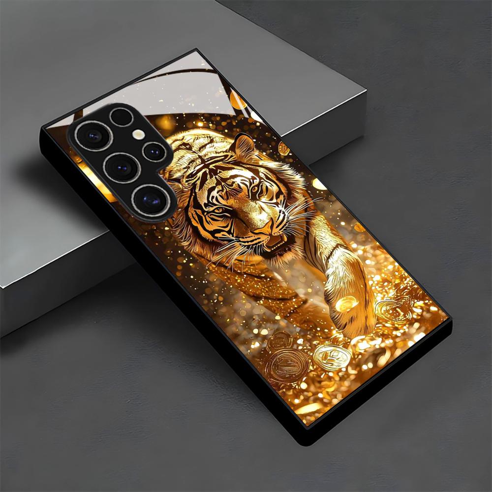 Tiger pattern glass Phone Case - огляд і ціна Phone Cases Samsung S24