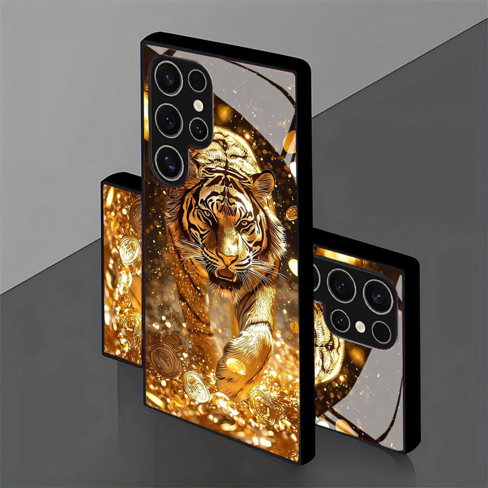 Tiger pattern glass Phone Case - огляд і ціна Phone Cases Samsung S24