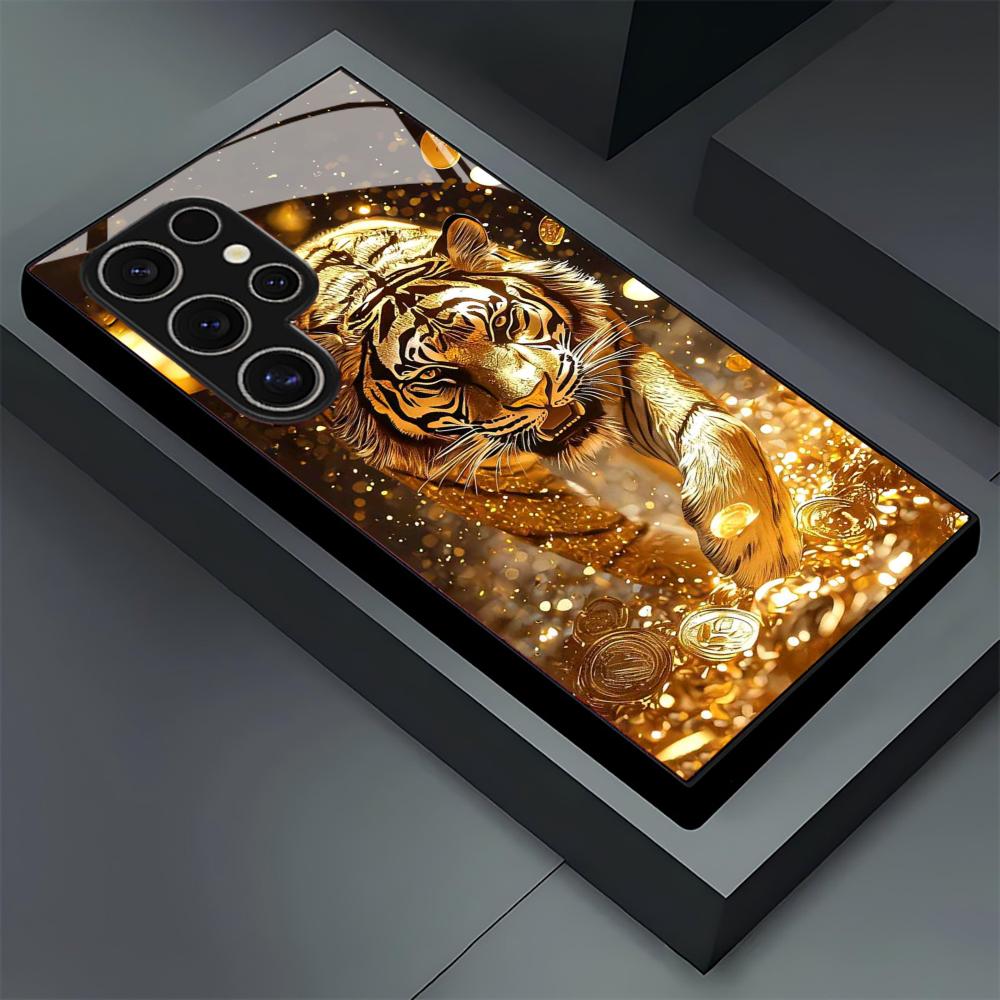 Tiger pattern glass Phone Case - огляд і ціна Phone Cases Samsung S24