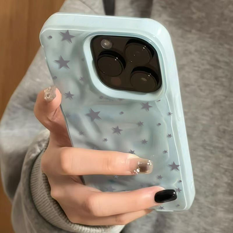 Minimalist Gray-Blue Star Wave - огляд і ціна Phone Cases Unique