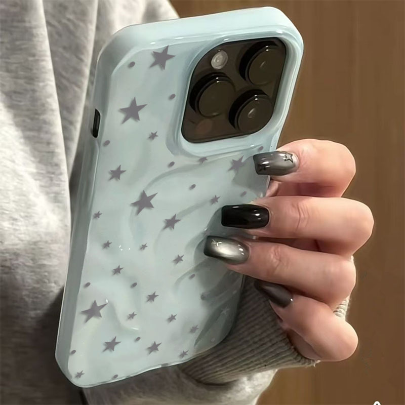 Minimalist Gray-Blue Star Wave - огляд і ціна Phone Cases Unique