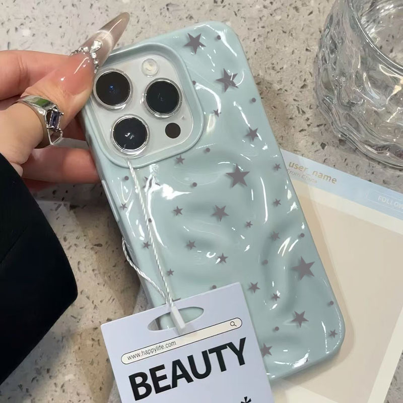 Minimalist Gray-Blue Star Wave - огляд і ціна Phone Cases Unique